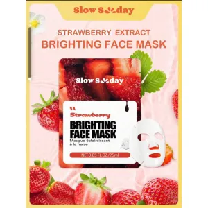 Strawberry Brightening Face Sheet Mask