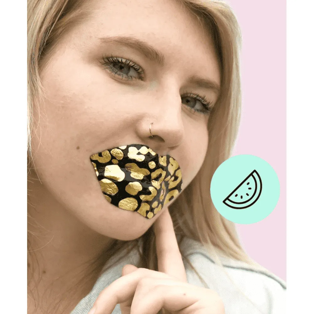 Sun's Out, Pouts Out - Gold Foil Lip Mask (1 Pcs)