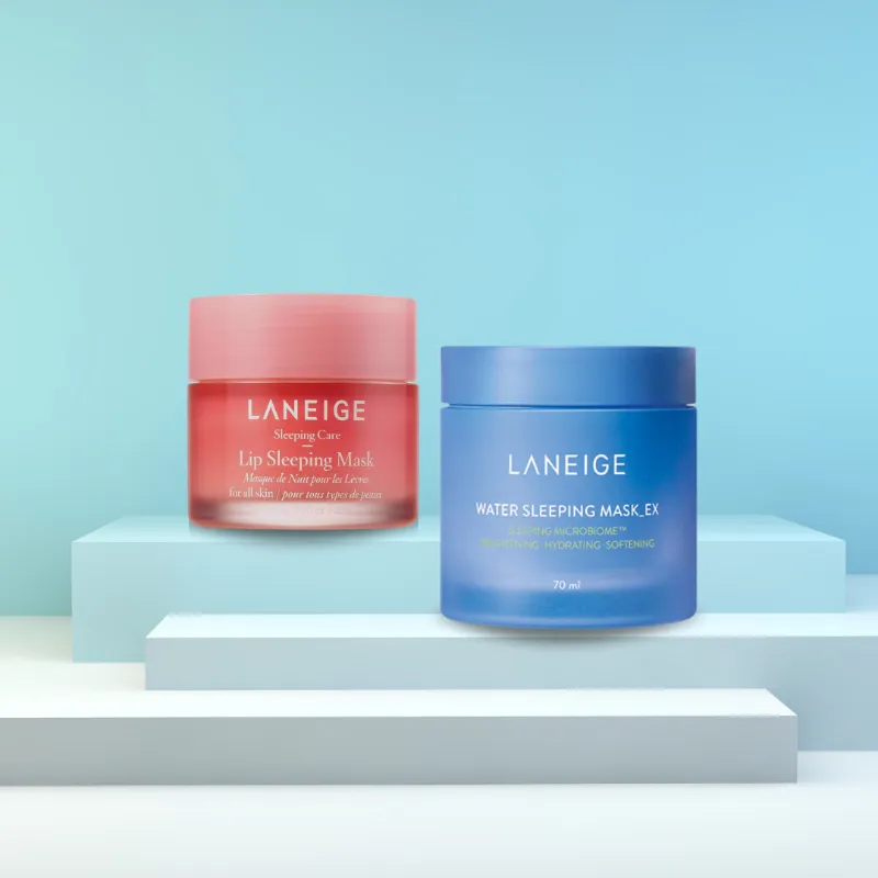 [Super Sale] Laneige DUO Sleeping Mask SET (Lip & Face)