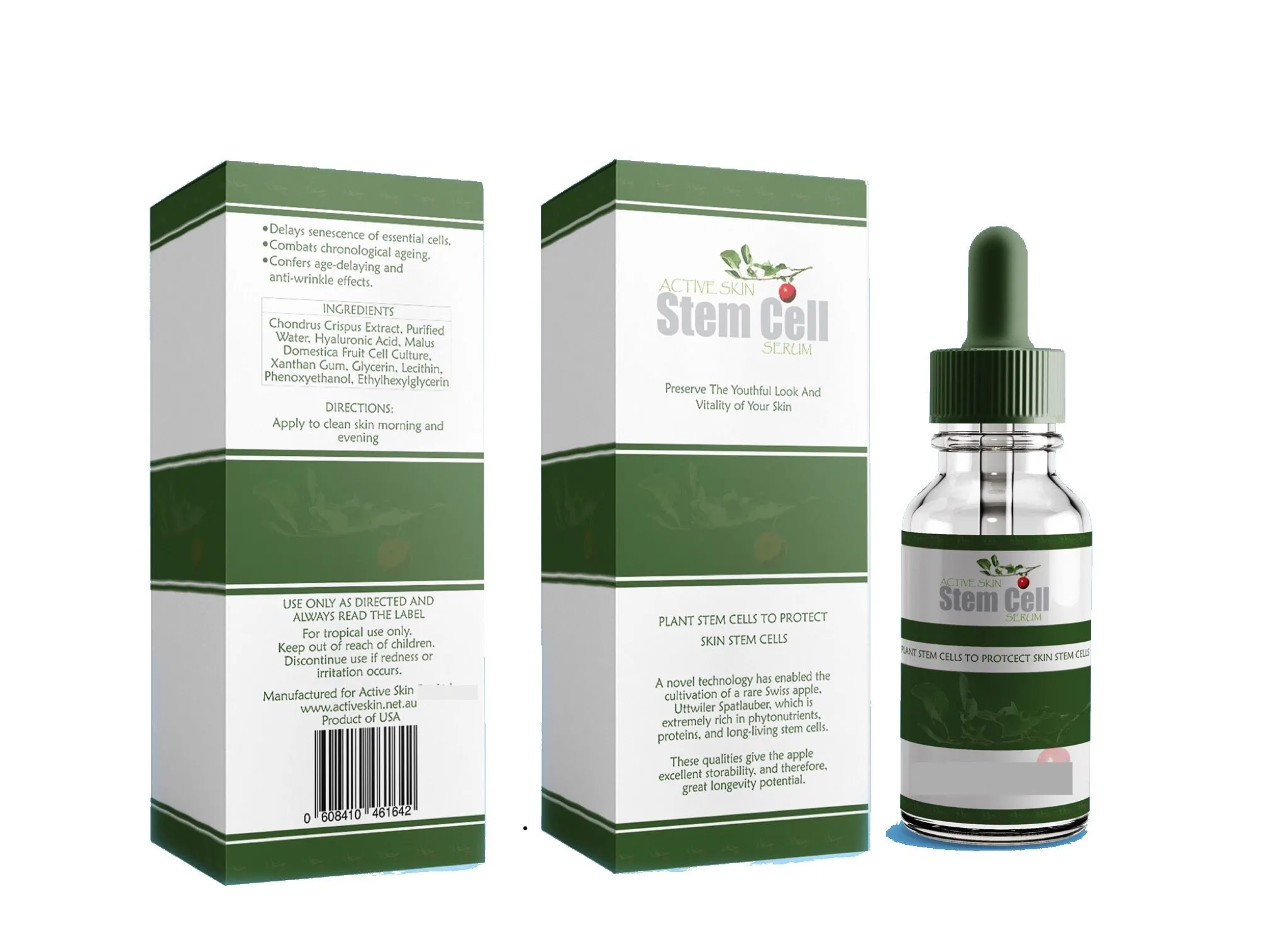 Swiss Apple Stem Cell Serum | Active Skin