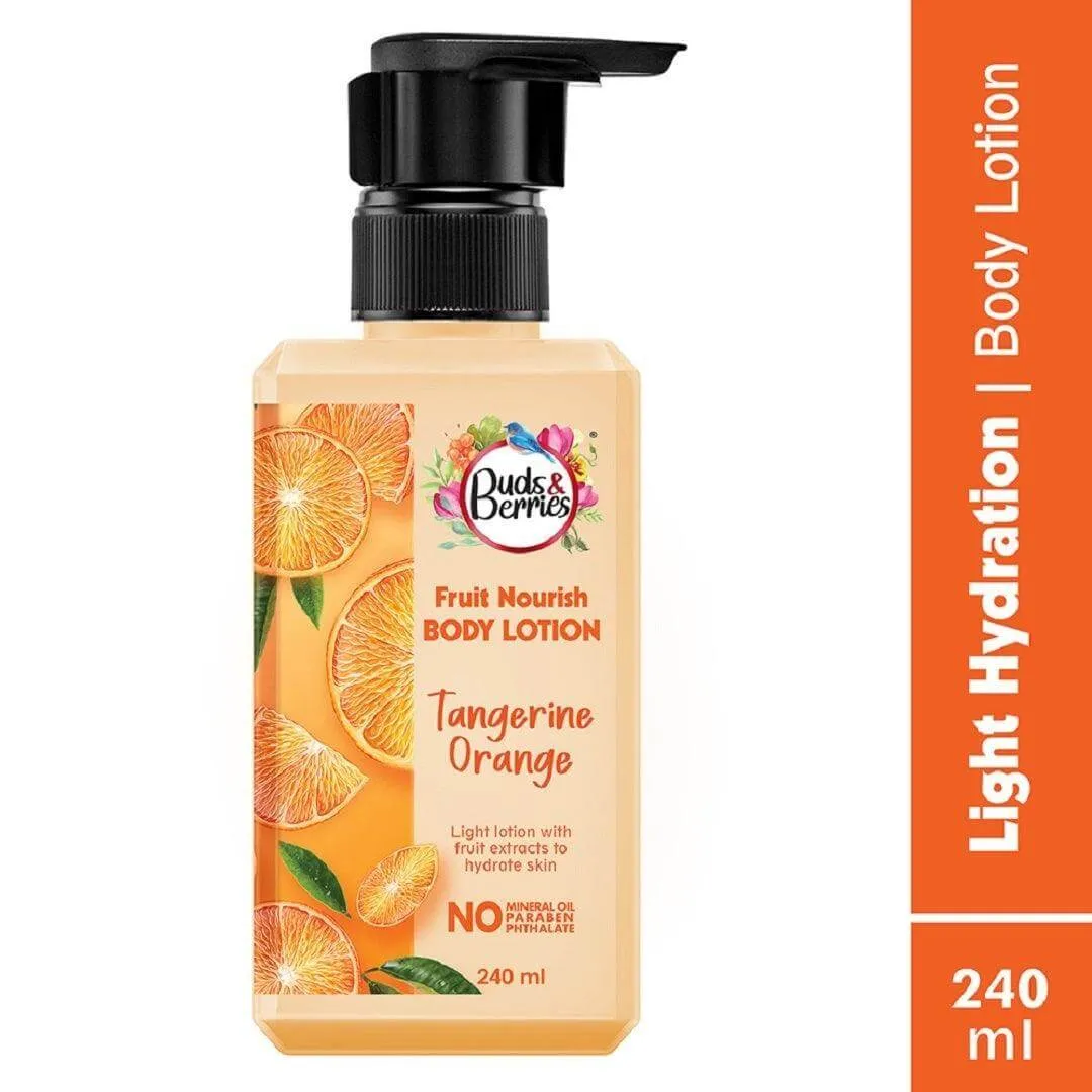 Tangerine Orange Fruit Nourish Body Gel Lotion, Normal Skin - 240 ml