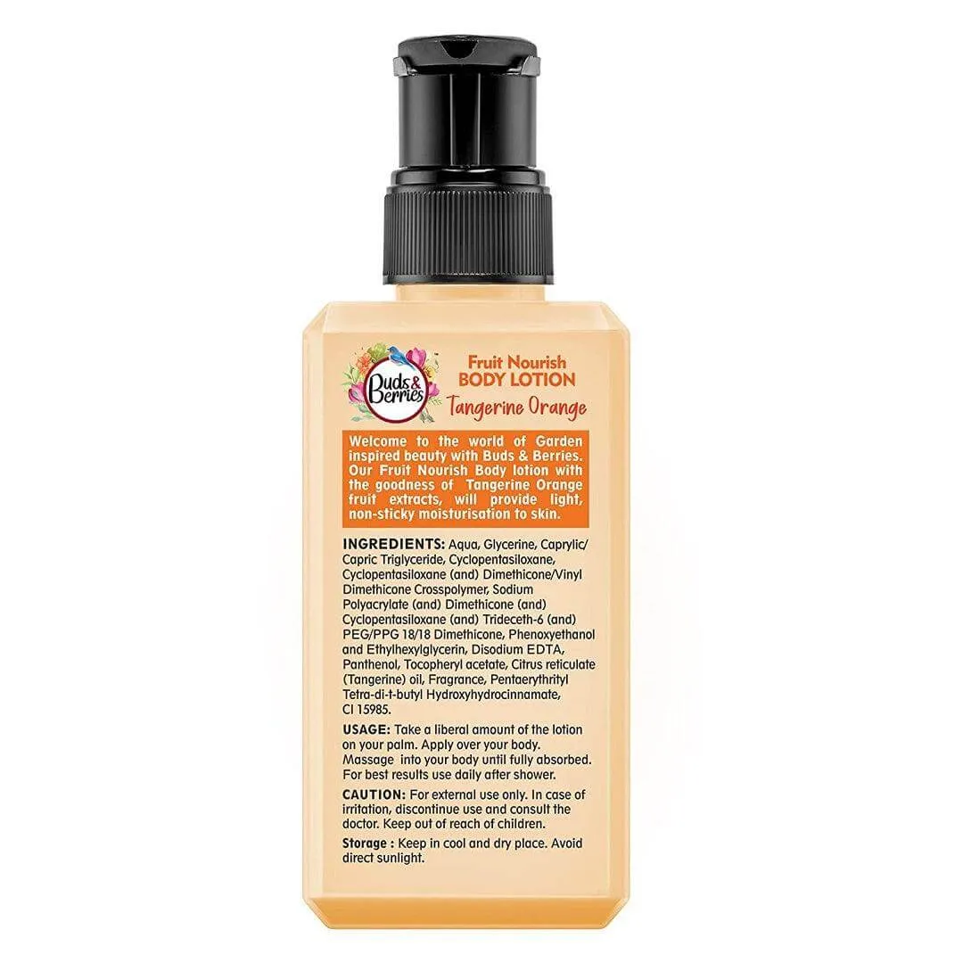 Tangerine Orange Fruit Nourish Body Gel Lotion, Normal Skin - 240 ml