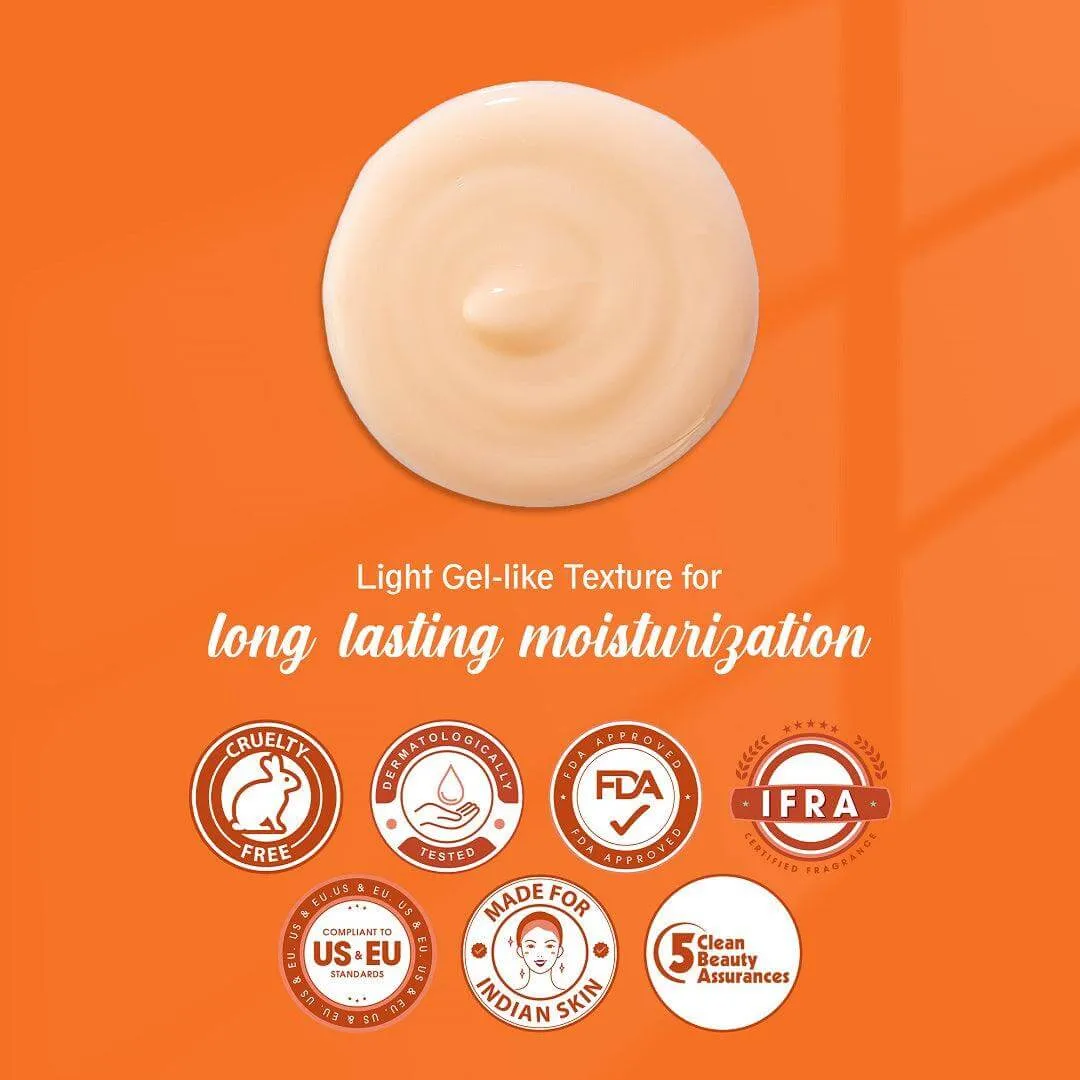 Tangerine Orange Fruit Nourish Body Gel Lotion, Normal Skin - 240 ml