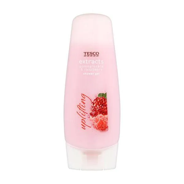TESCO POMEGRANATE & RASBERRY SHOWER GEL 250ML