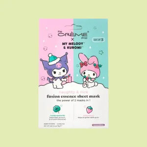 The Creme Shop Fusion Essence Mask My Melody & Kuromi Holiday 3pcs