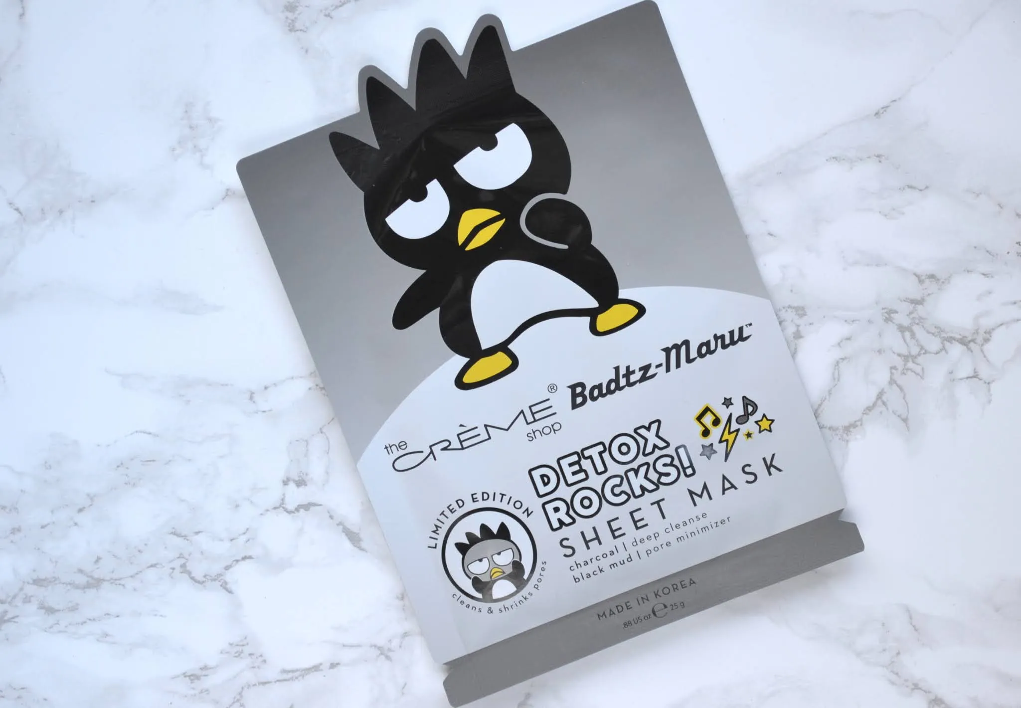 The Creme Shop x Badtz-Maru Clear Skin Rocks Sheet Mask