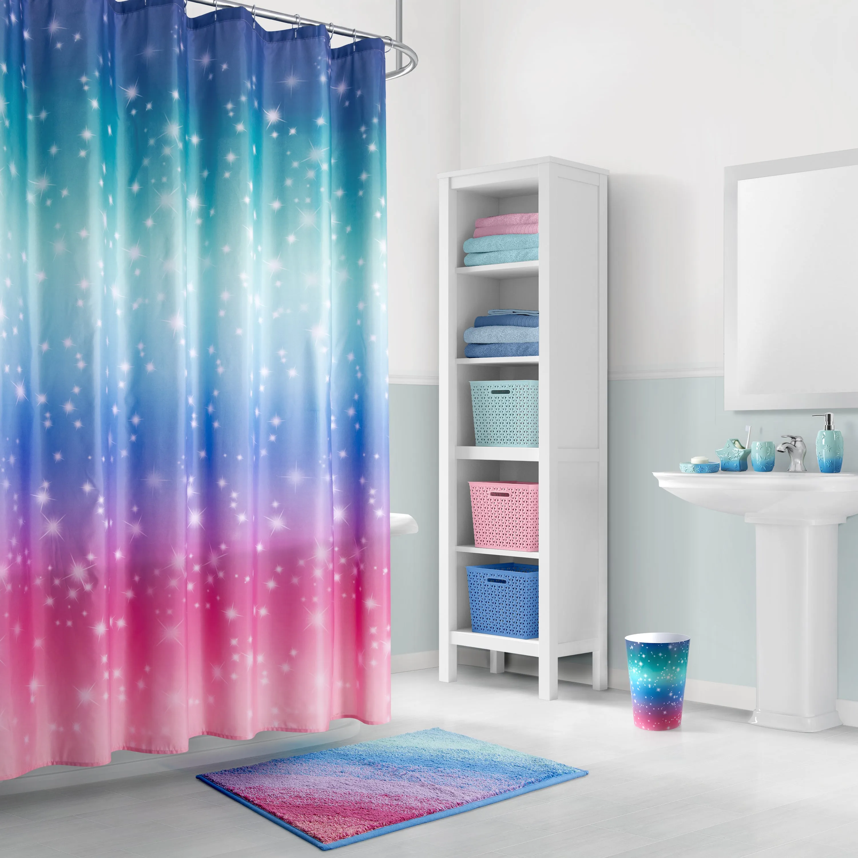 Tie Dye Sky 7-Piece Bath Set