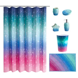 Tie Dye Sky 7-Piece Bath Set