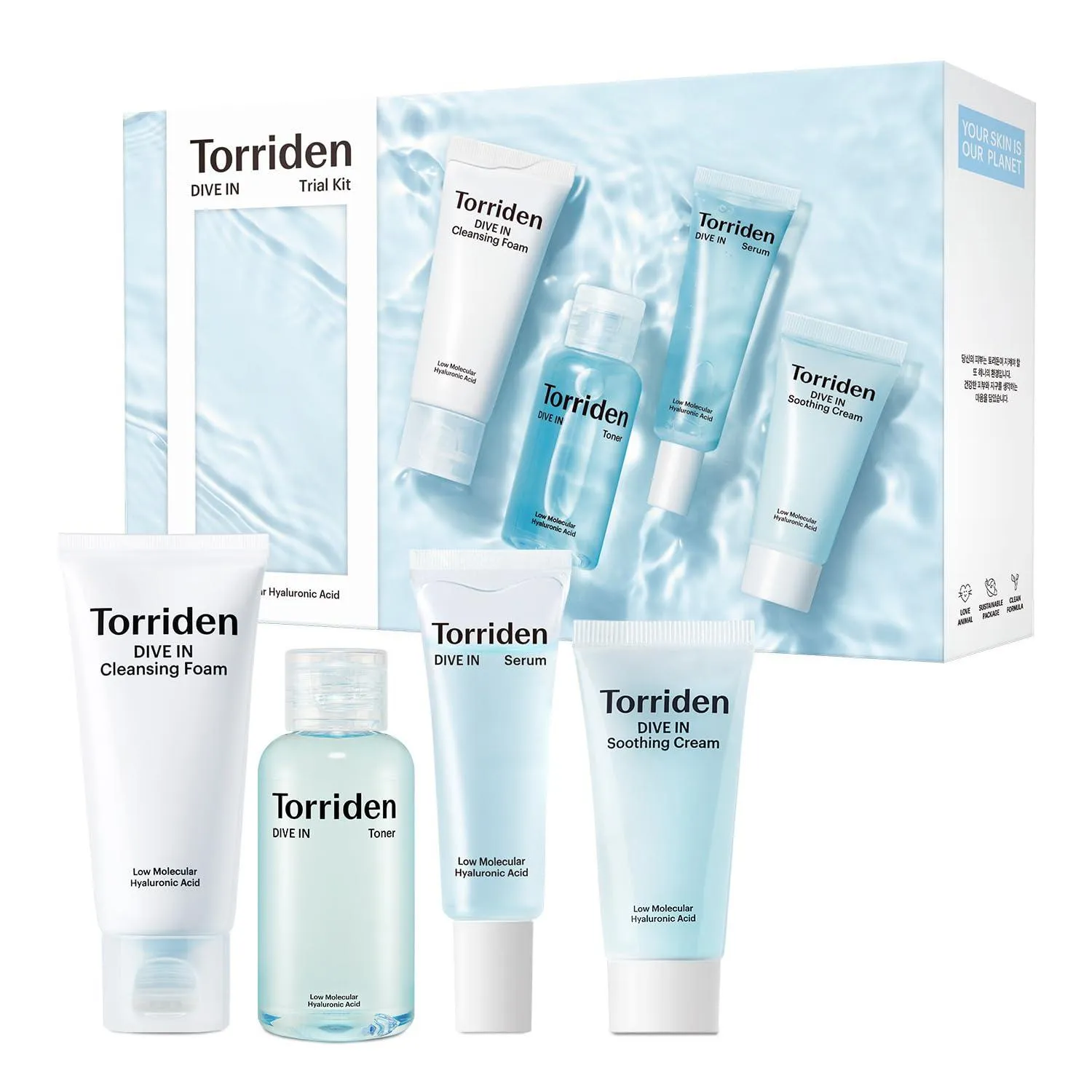 Torriden DIVE-IN Trial Kit (4 Items)