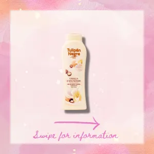 Tulipan Negro VANILLA & MACADAMIA Shower Gel 650ml