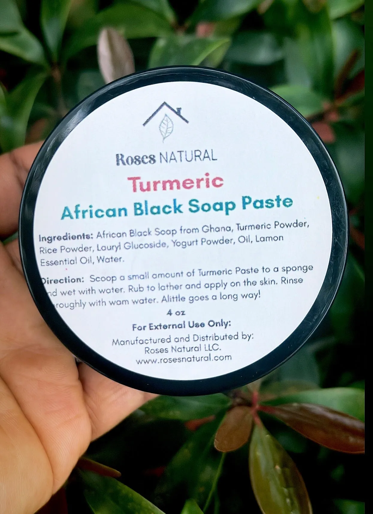 Turmeric African Black Soap Paste
