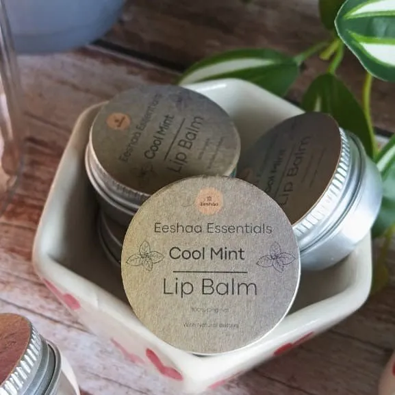 Vegan Hydrating Lip Balm - Cool Mint (10g)