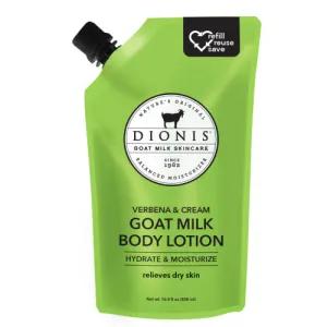 Verbena & Cream Body Lotion Refill Pouch - 16.9 oz - Skin Care Sale
