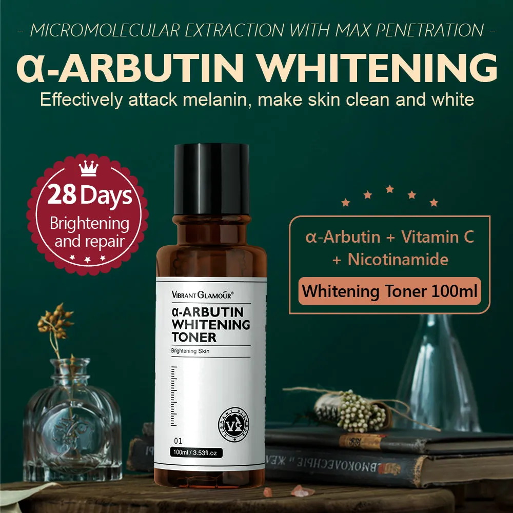 VIBRANT GLAMOUR α-Arbutin Whitening Toner Niacinamide Reduce Dark Spots 100ml