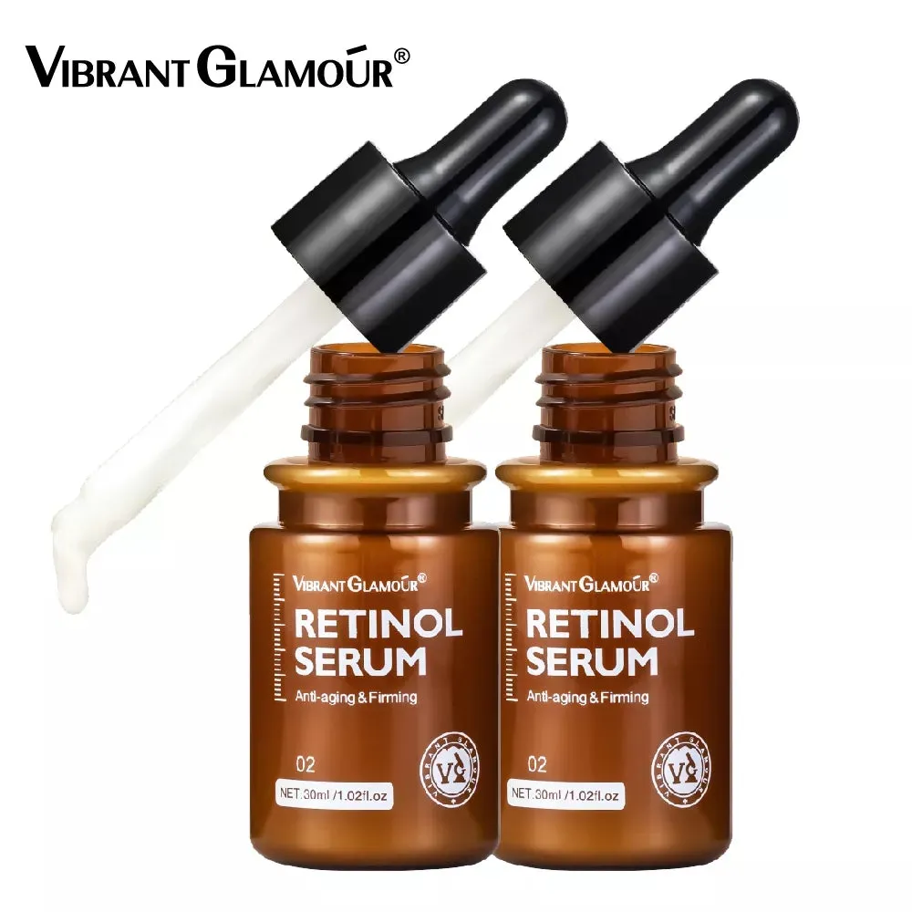 VIBRANT GLAMOUR Double Retinol Sets Vitamin A Anti Aging Whitening 4 Pieces