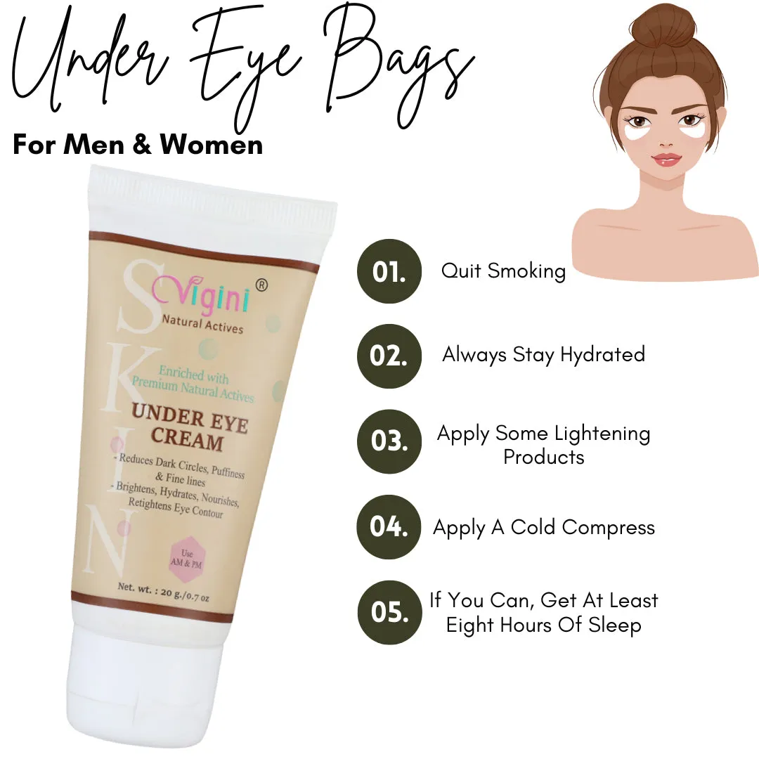 Vigini Under Eye Bye Bye Dark Circle Puffiness Removal Gel Cream 20g
