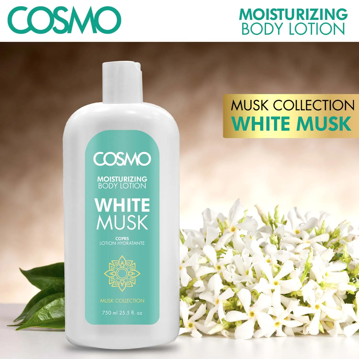 WHITE MUSK - MOISTURIZING BODY LOTION 750ML