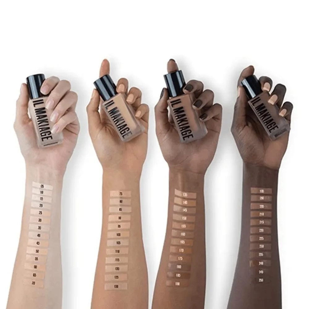 WOKE UP LIKE THIS FLAWLESS BASE FOUNDATION IL MAKIAGE Shade 130, 30 ML/ 1 FL OZ