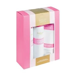 Yardley White Satin 2x90ml Deodorant   150ml Body Lotion