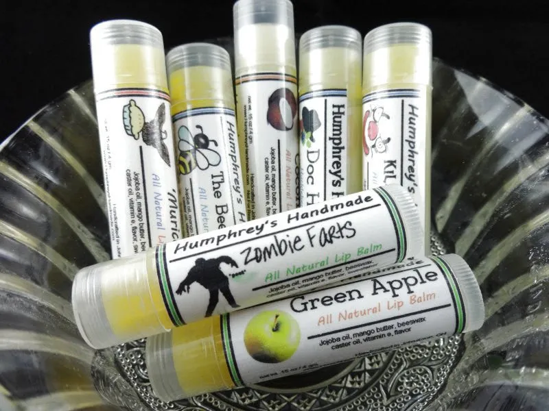 ZOMBIE FARTS Lip Balm | Vanilla Flavor Lip Balm | Halloween Zombies