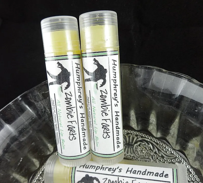ZOMBIE FARTS Lip Balm | Vanilla Flavor Lip Balm | Halloween Zombies